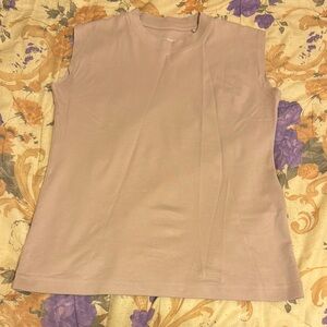 MM Lafleur Women's Muscle Tee in Light Brown